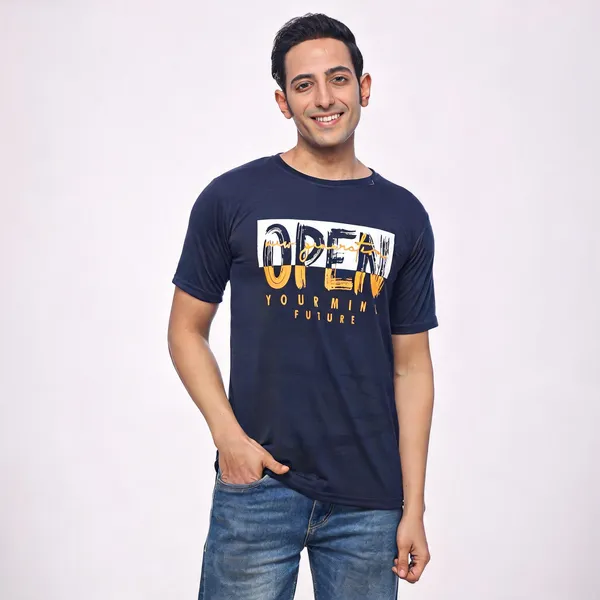 SKYBEN_Printed_Men_Round_Neck_Navy_Blue_T_Shirt
