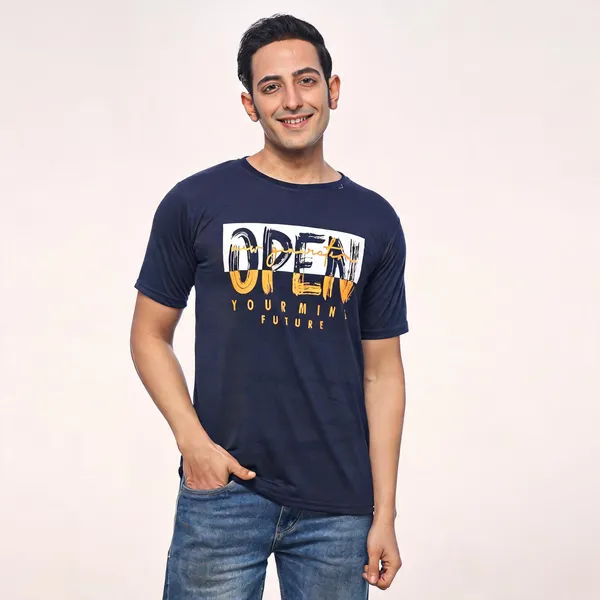 SKYBEN_Printed_Men_Round_Neck_Navy_Blue_T_Shirt