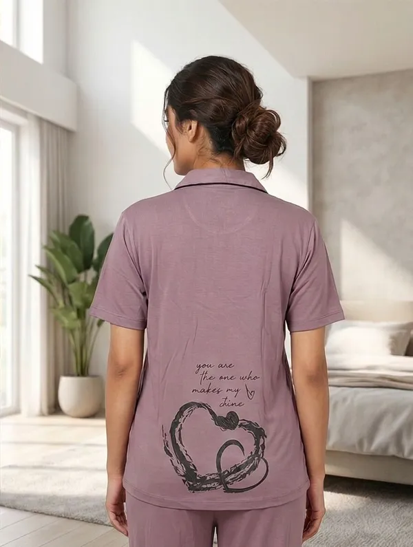 SKYBEN_Women_Printed_Mauve_Shirt_And_Pyjama_set