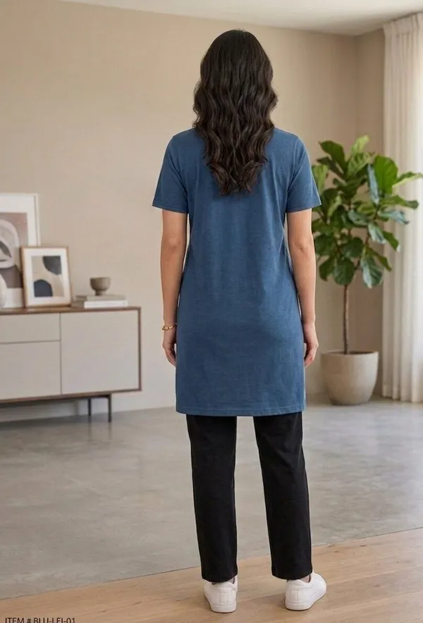 SKYBEN_Women_Printed_Blue_And_Top_And_Pyjama_Set