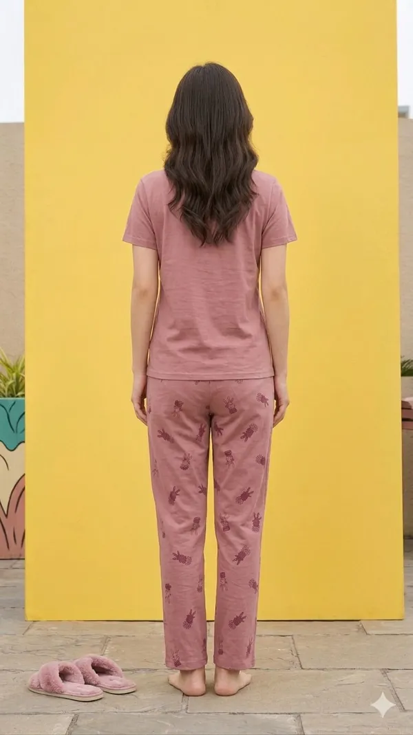 SKYBEN_Women_Printed_Mauve_Pink_Top_And_Pyjama_Set