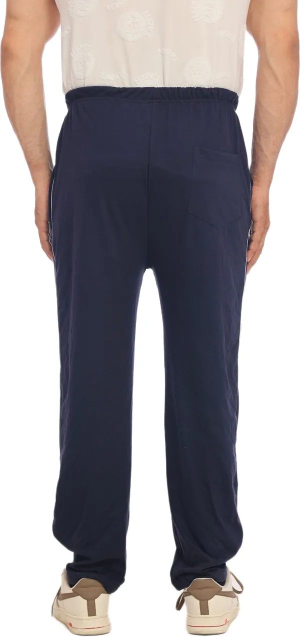 SKYBEN_Solid_Men_Dark_Blue_Track_Pants