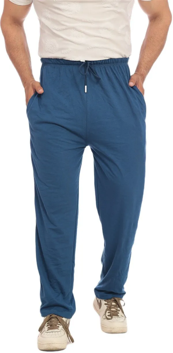 SKYBEN_Solid_Men_Teal_Track_Pants