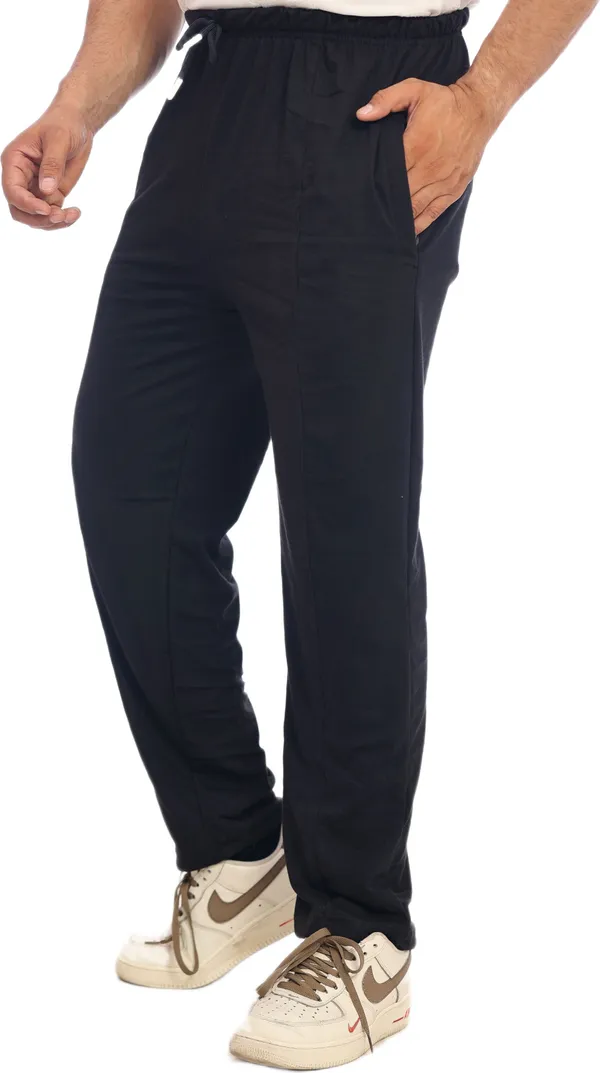 SKYBEN_Solid_Men_Navy_Blue_Track_Pants