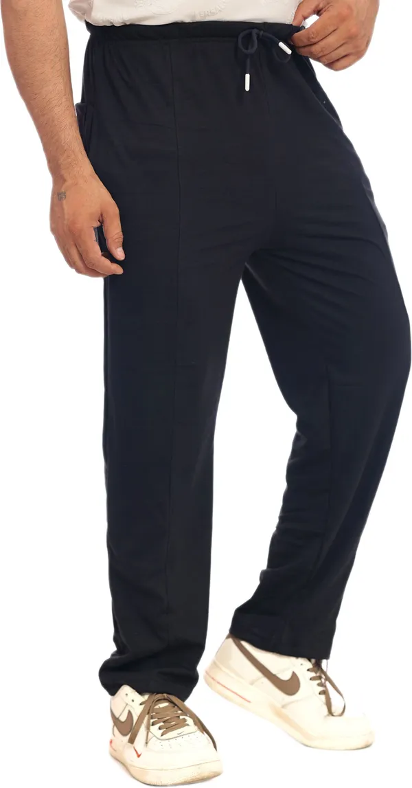 SKYBEN_Solid_Men_Navy_Blue_Track_Pants