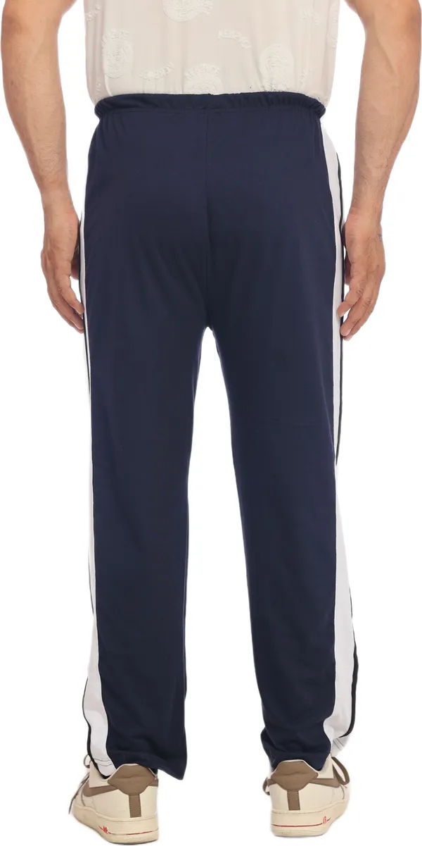 SKYBEN_Solid_Men_Navy_Blue_Track_Pants