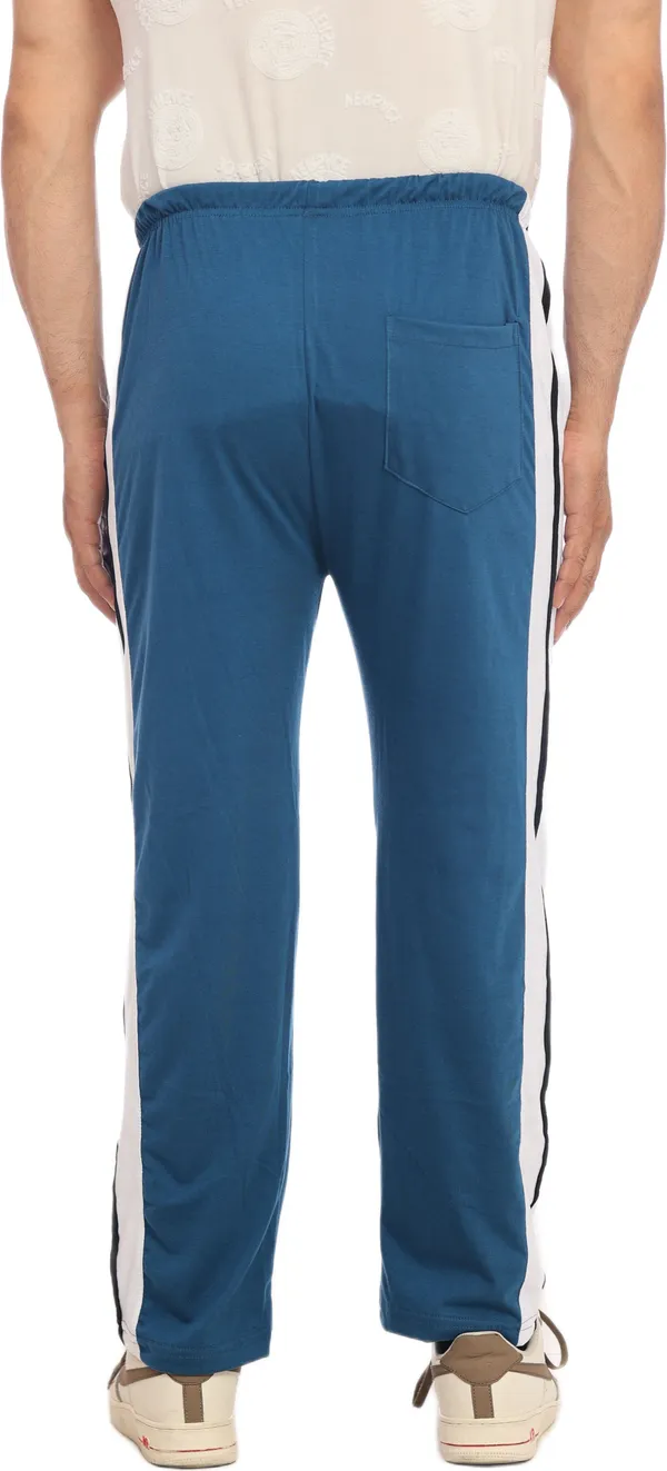 SKYBEN_Solid_Men_Teal_Blue_Track_Pants