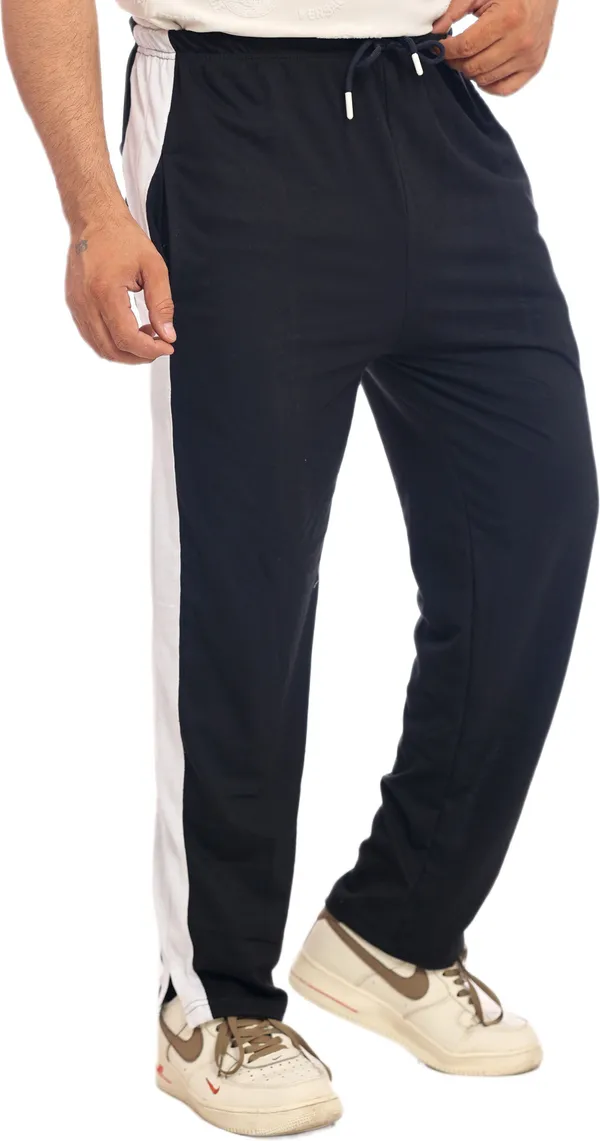 SKYBEN_Solid_Men_Navy_Blue_Track_Pants