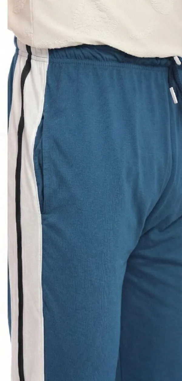 SKYBEN_Striped_Men_Dark_Teal_Track_Pants