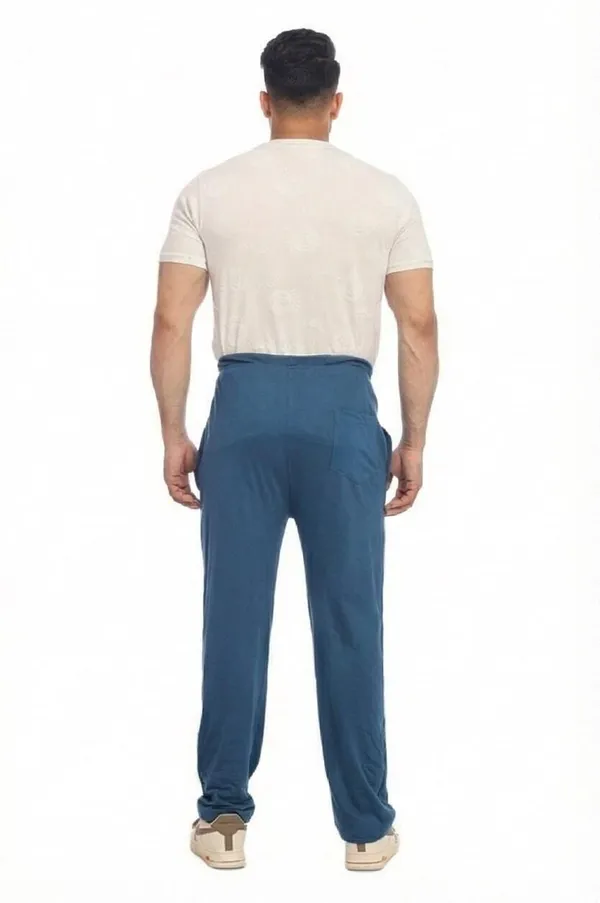 SKYBEN_Solid,_Striped_Men_Teal_Track_Pants