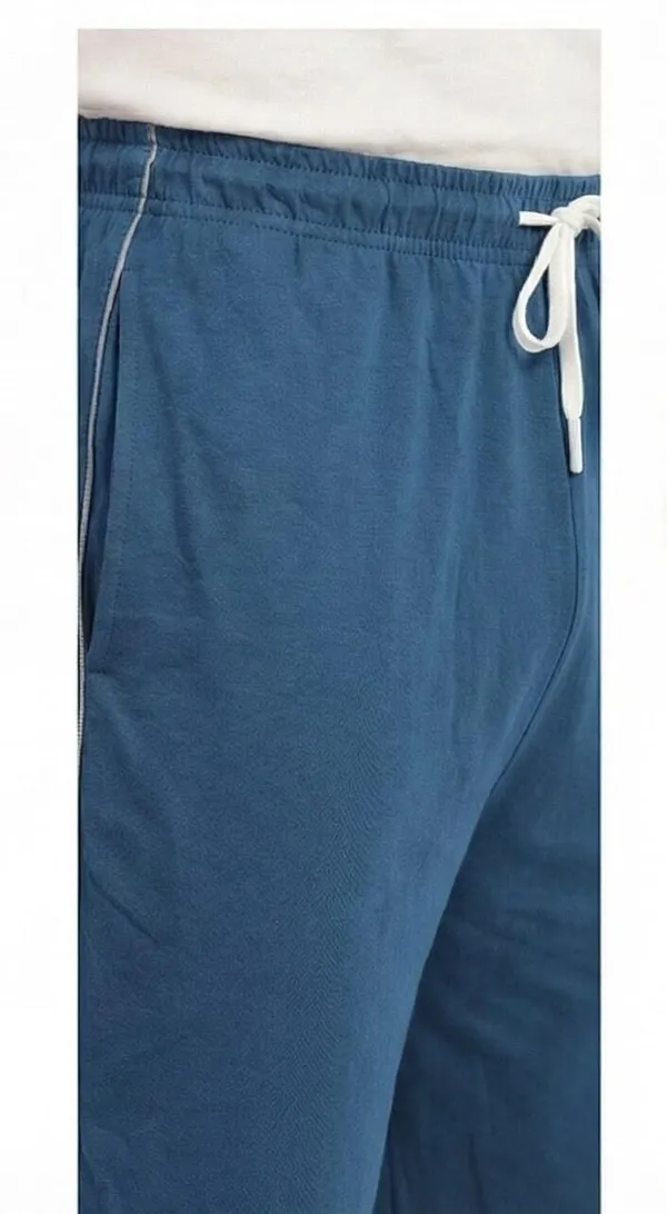 SKYBEN_Solid,_Striped_Men_Teal_Track_Pants