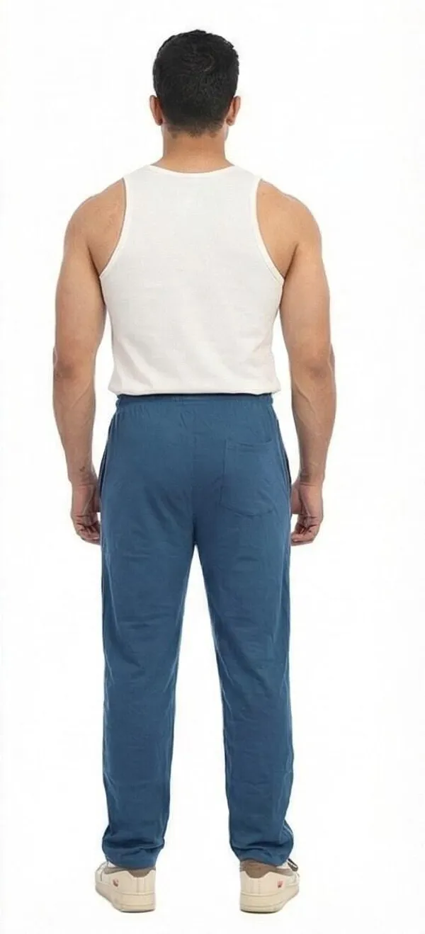 SKYBEN_Solid,_Striped_Men_Teal_Track_Pants