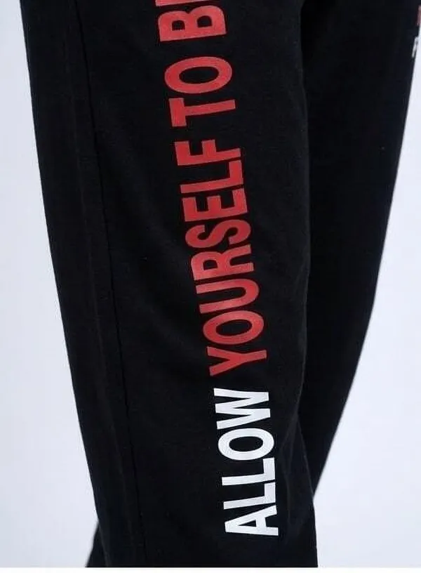 SKYBEN_Solid,_Printed,_Graphic_Print_Men_Black_Track_Pants