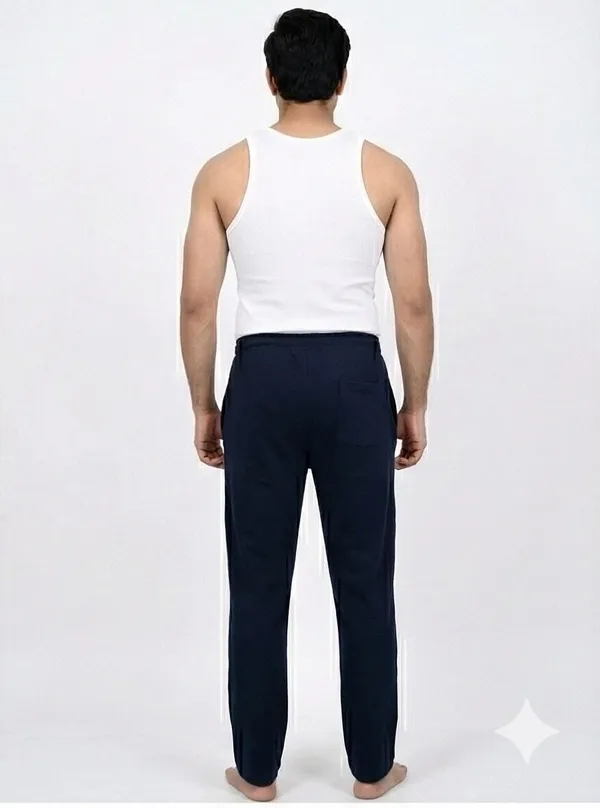 SKYBEN_Solid,_Printed,_Graphic_Print_Men_Blue_Track_Pants
