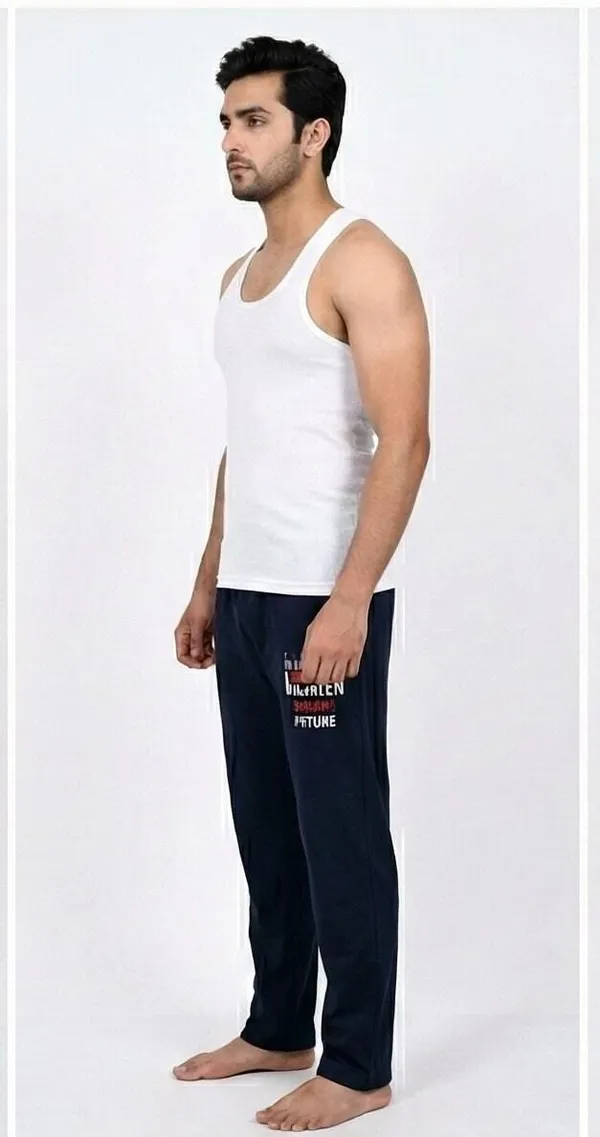 SKYBEN_Solid,_Printed,_Graphic_Print_Men_Blue_Track_Pants