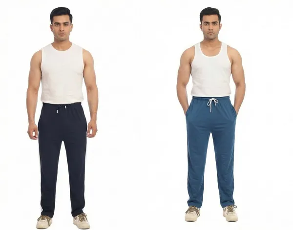 SKYBEN_Self_Design,_Printed_Men_Navy_Blue_And_Teal_Track_Pants