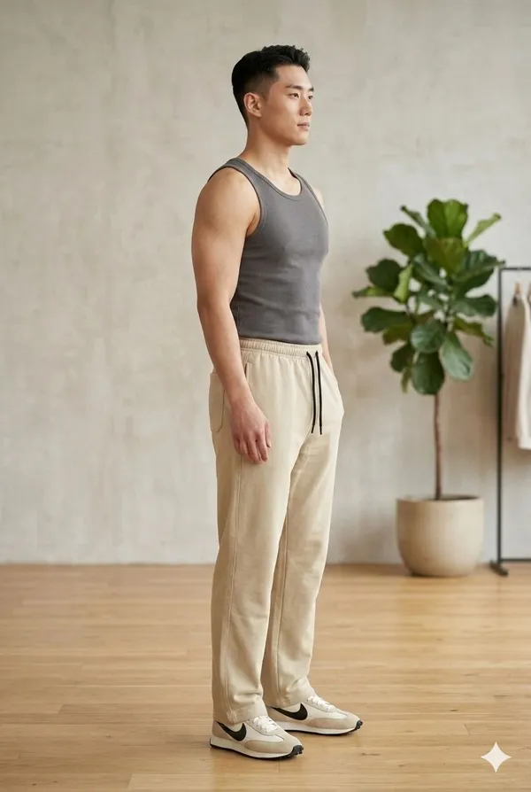 SKYBEN_Printed_Men_Beige_Track_Pants