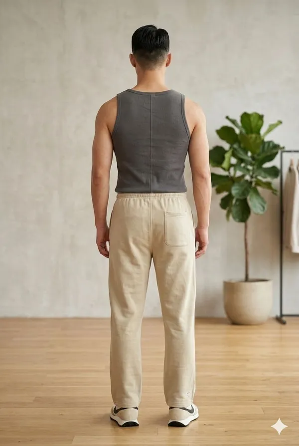 SKYBEN_Printed_Men_Beige_Track_Pants
