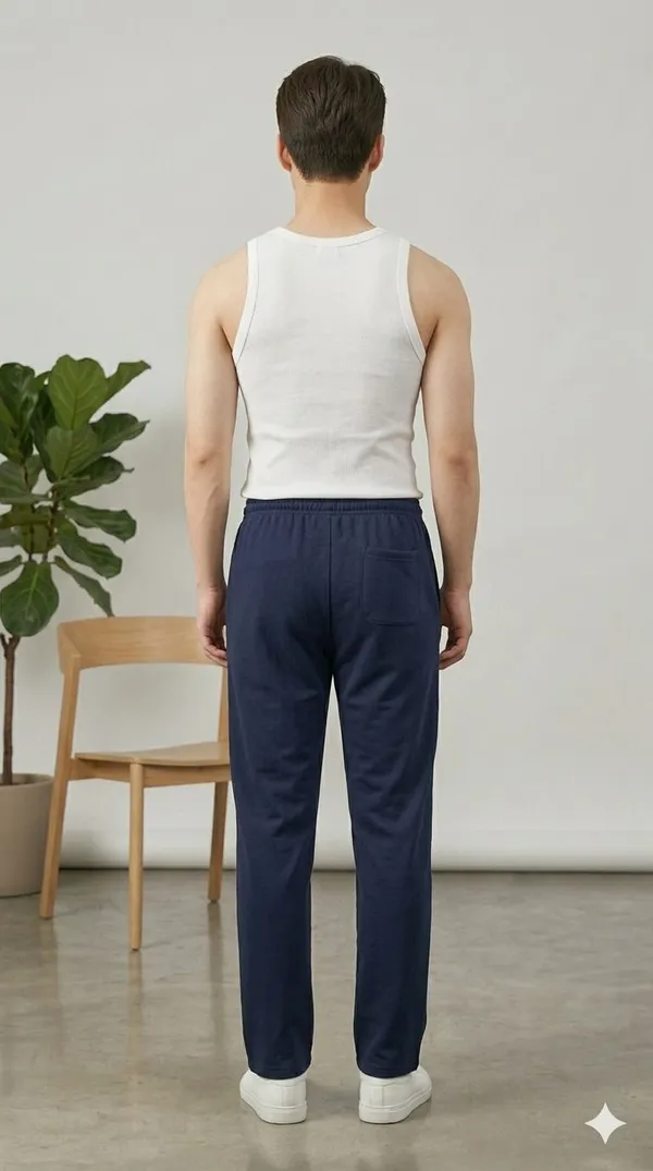 SKYBEN_Printed_Men_Navy_Blue_Track_Pants