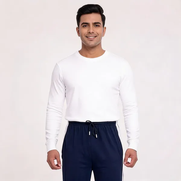 SKYBEN_Striped_Men_Dark_Blue_Track_Pants