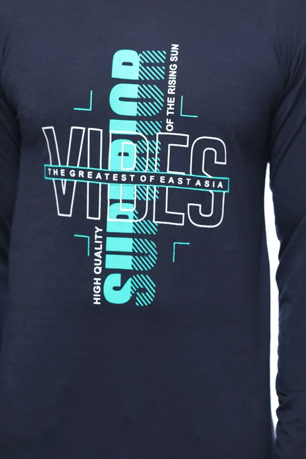 SKYBEN_Printed_Men_Round_Neck_Navy_Blue_T_Shirt