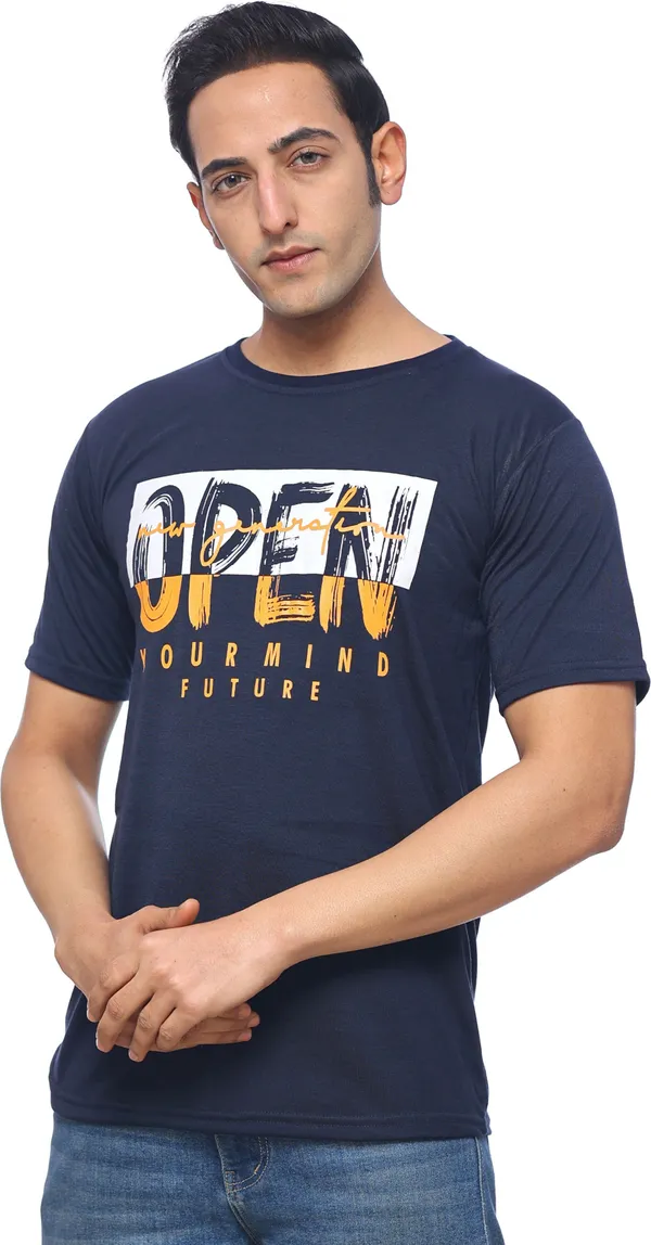 SKYBEN_Printed_Men_Round_Neck_Navy_Blue_T_Shirt