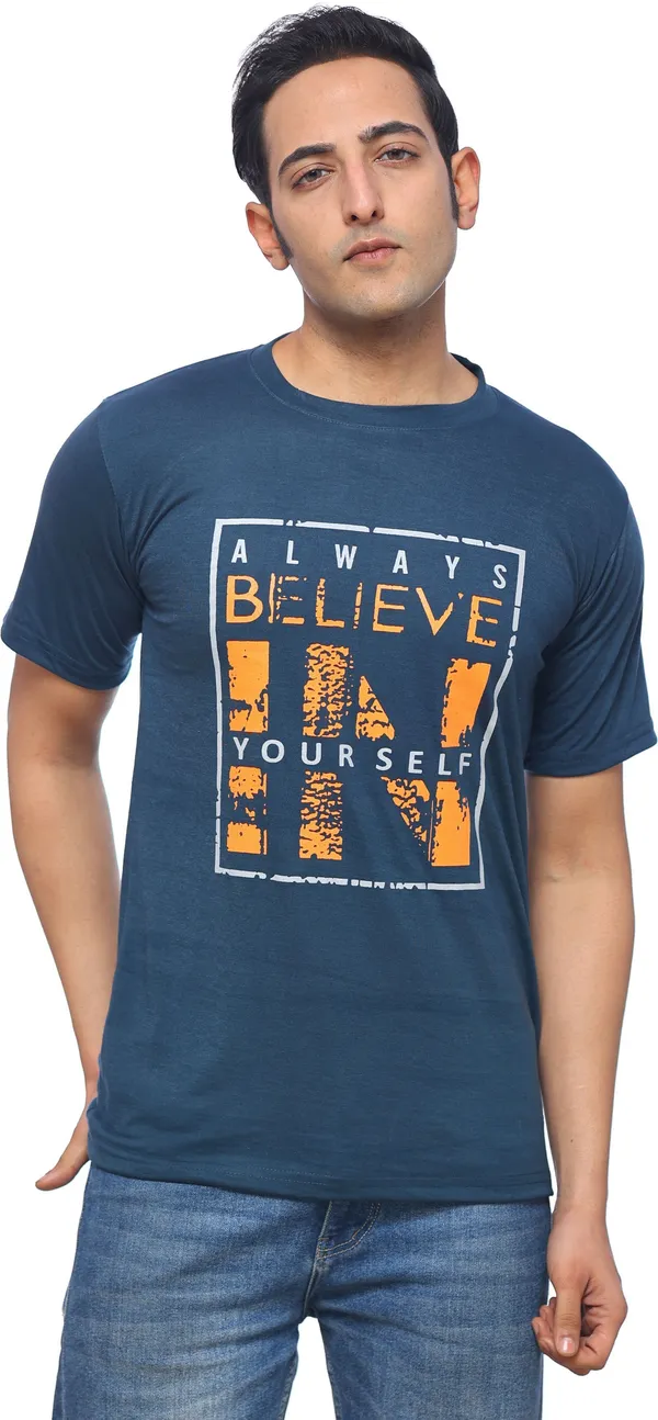 SKYBEN_Printed_Men_Round_Neck_Reversible_Blue_T_Shirt