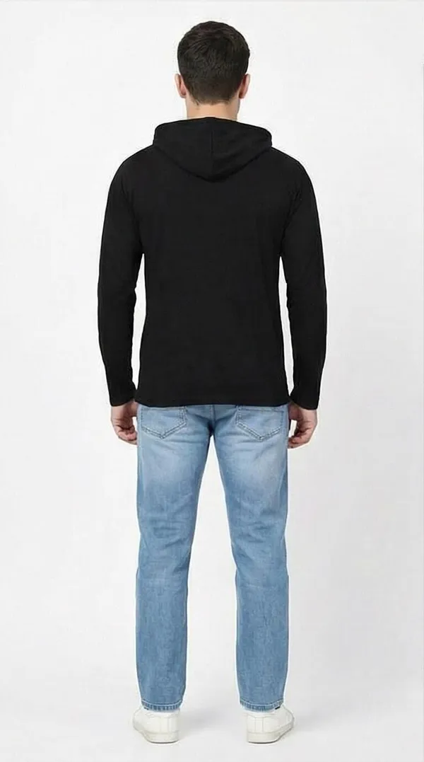 SKYBEN_Graphic_Print,_Typography_Men_Hooded_Neck_Black_T_Shirt