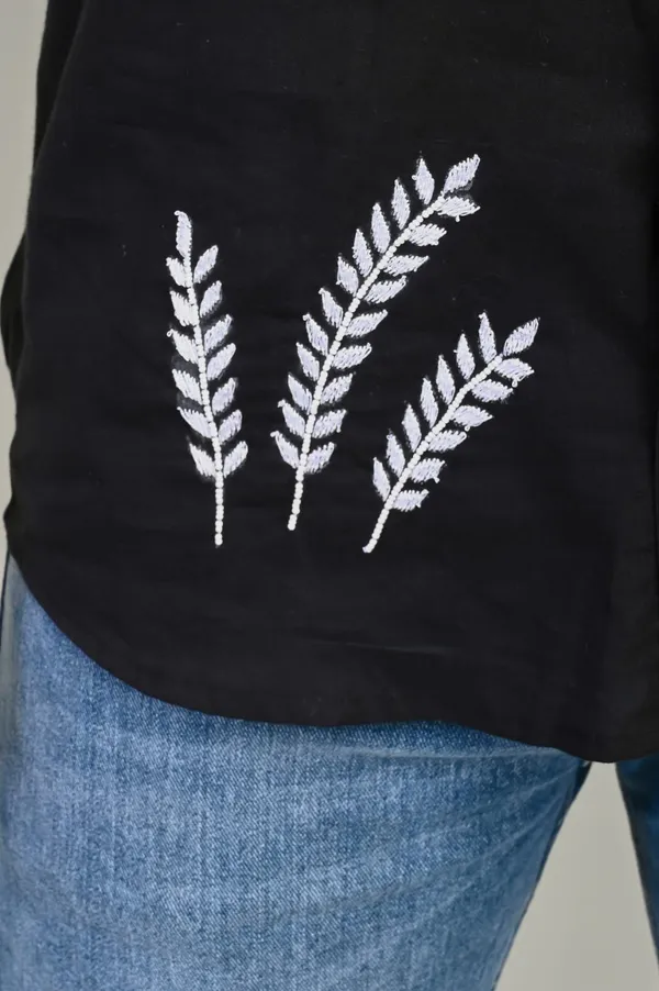 Black_Handwork_Embroidery_Cotton_Shirt