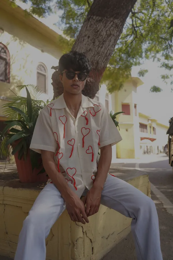 White_Handloom_Heart_Embroidery_Shirt