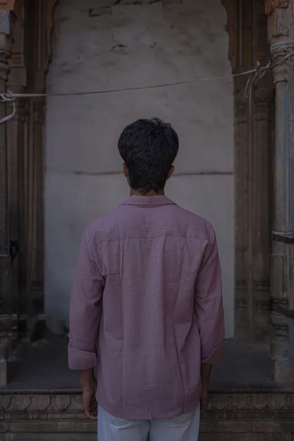 Lavender_Full_Sleeve_Embroidered_Cotton_Slub_Shirt