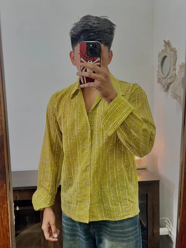 The_Breeze_Classic_Full_Sleeve_Green_Mull_Shirt