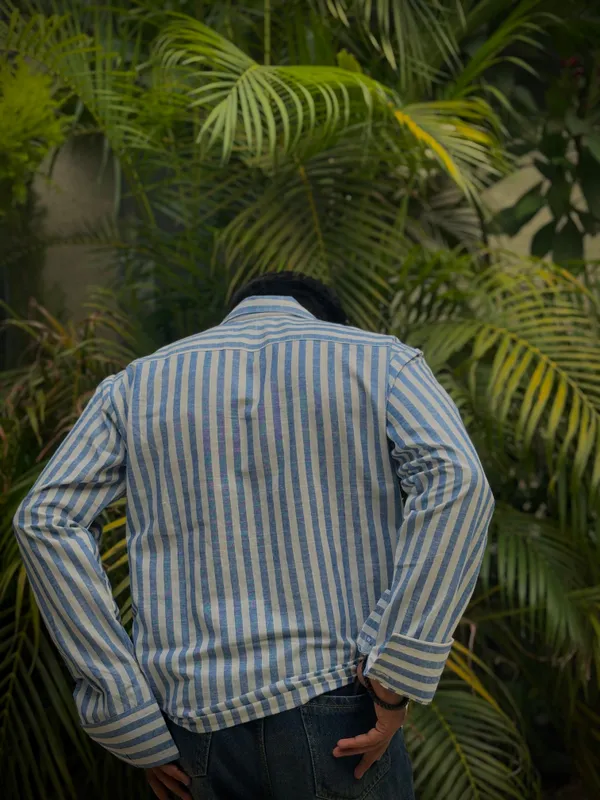 Trendy_Blue_Striped_Shirt