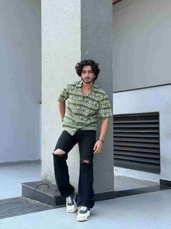 Green_Ikat_Cotton_Shirt
