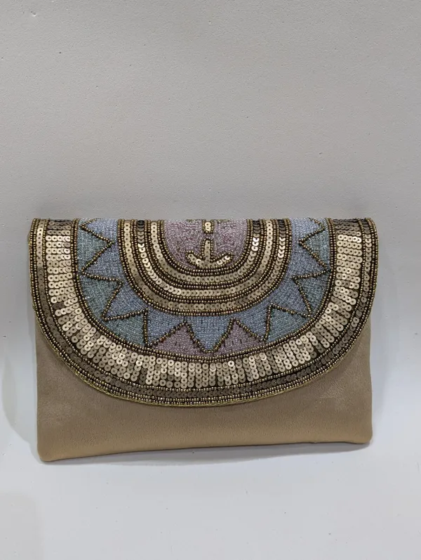 Beige_Silk_Beaded_Sequin_Embroidered_Sling_Clutch_For_Women
