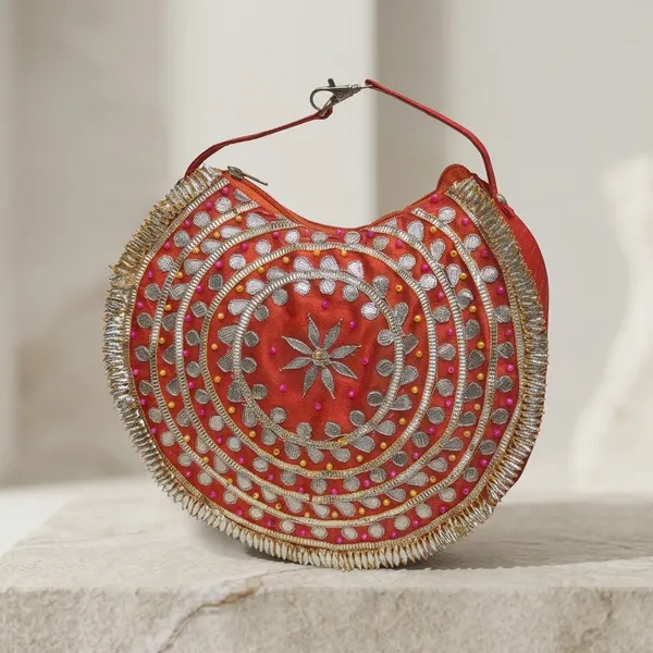 Red_Silk_Embroidered_Round_Ethnic_Sling_Bag_For_Women