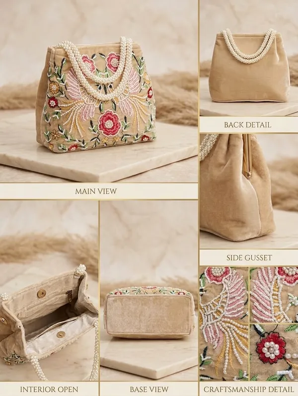 Golden_Velvet_Pearl_Handle_Embroidered_Potli_Bag_For_Women