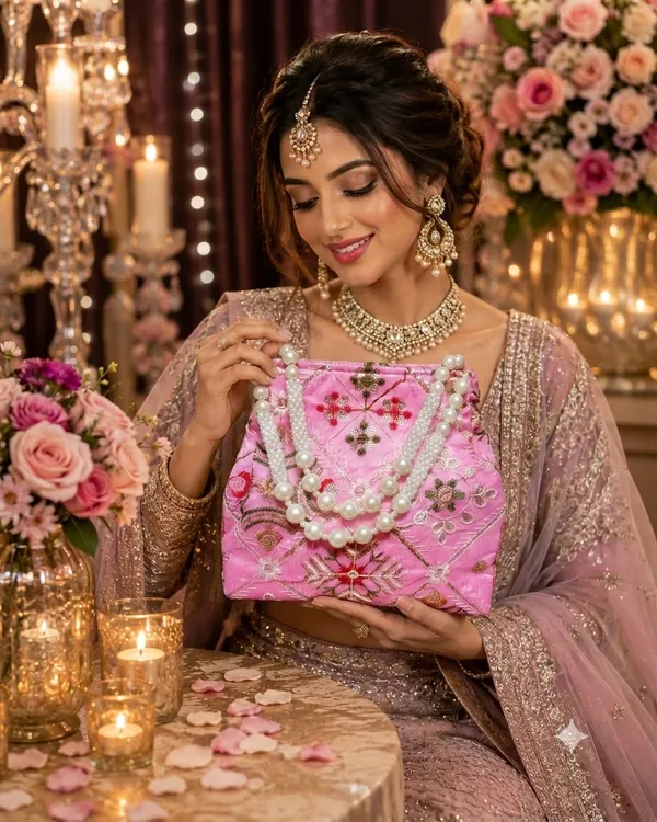 Pink_Floral_Embroidered_potli_clutch_bag