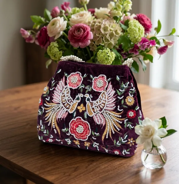 Purple_Velvet_Pearl_Handle_Embroidered_Potli_Bag_For_Women