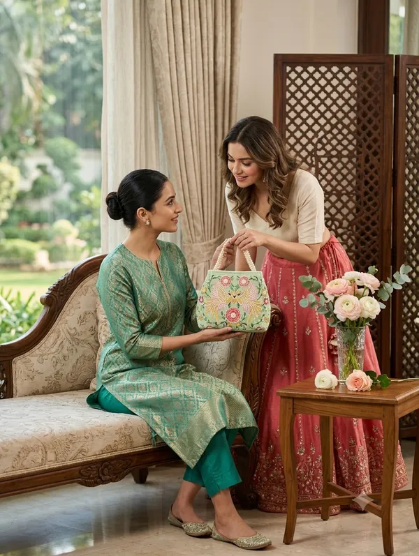 Mint_Green_Velvet_Embroidered_Pearl_Handle_Potli_Bag_For_Women