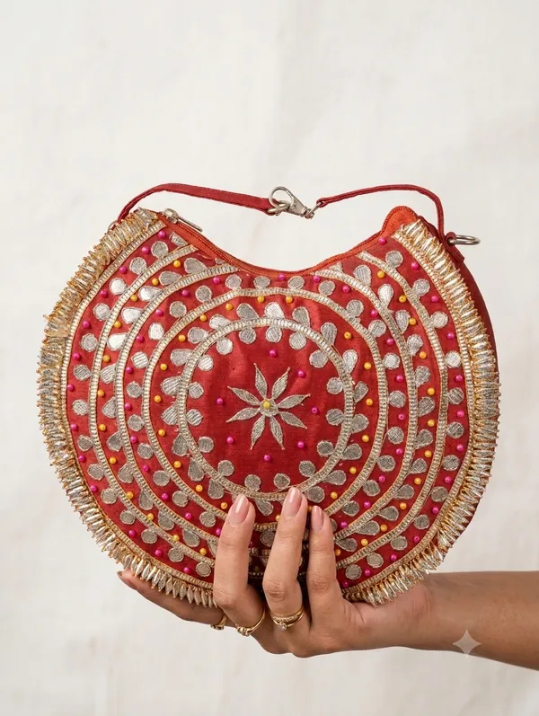Red_Silk_Embroidered_Round_Ethnic_Sling_Bag_For_Women