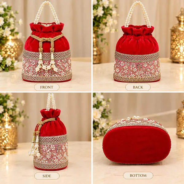 Red_Velvet_Pearl_Potli_Bag_with_Golden_Embroidery