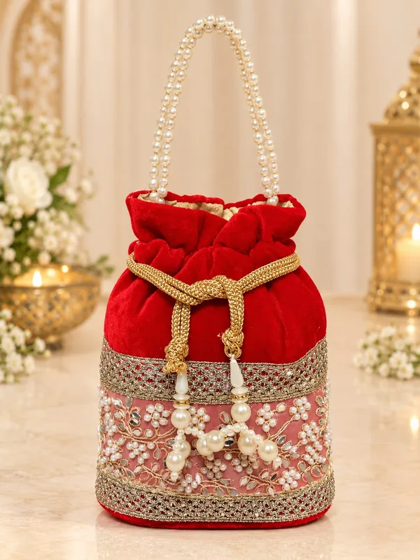 Red_Velvet_Pearl_Potli_Bag_with_Golden_Embroidery