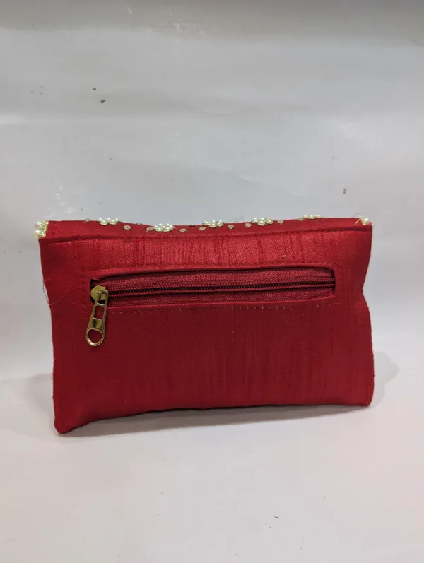 Red_Silk_Peacock_Embroidered_Pearl_Beaded_Clutch_For_Women