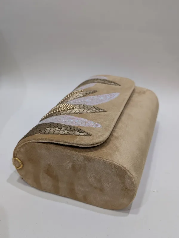 Beige_Silk_Beaded_Sequin_Embroidered_Clutch_For_Women