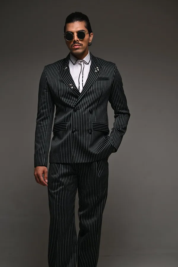 High_Waist_Black_Pinstripe_Trousers(GSG1035)