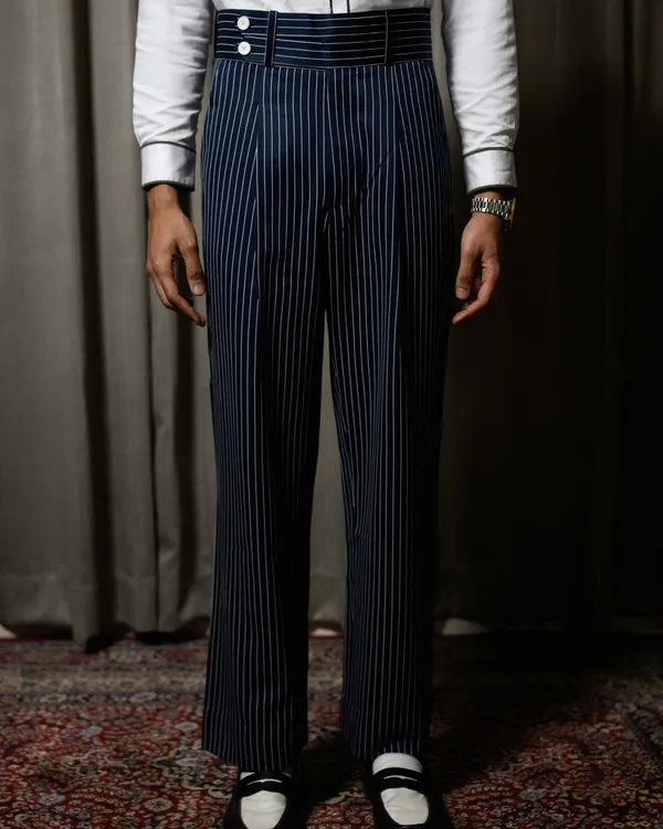 High_Waist_Navy_Pinstripe_Trouser(GSG1036)