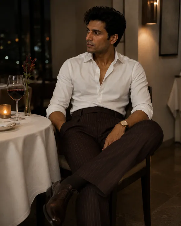 Wine_Brown_Pinstripe_Pleated_Pants(GSG1038)