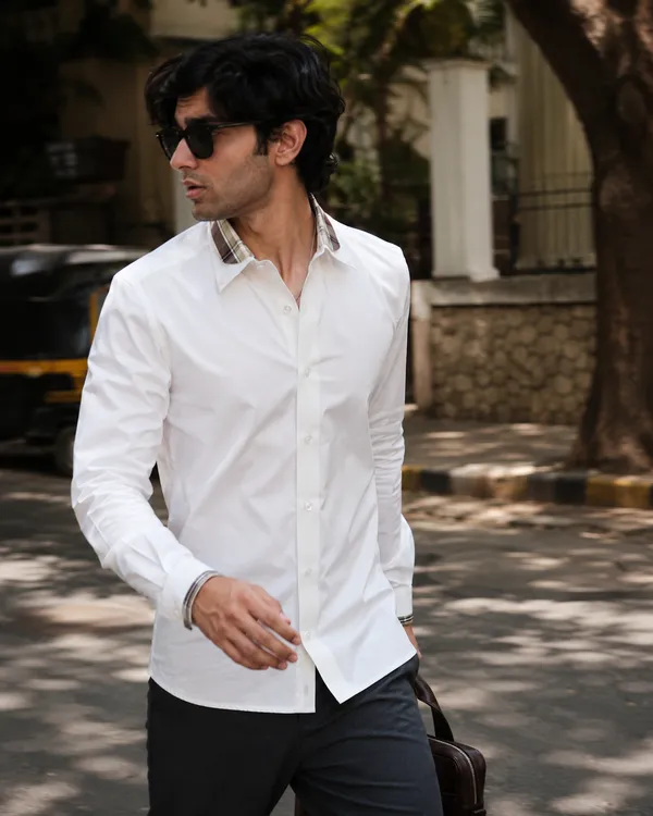 Mens_White_Giza_Cotton_Check_Collar_Shirt(GSG1019)