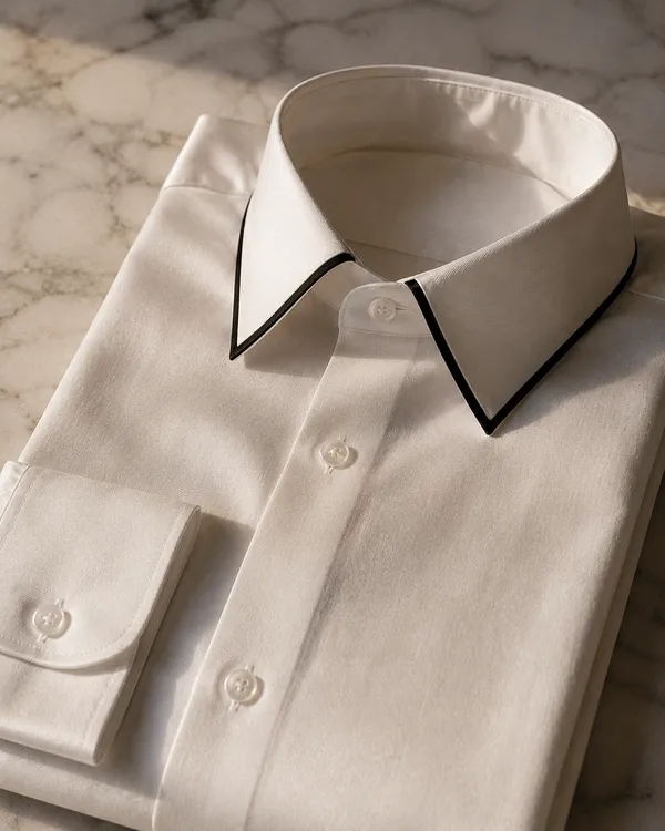 Mens_White_Giza_Cotton_Contrast_Piped_Shirt(GSG1016)